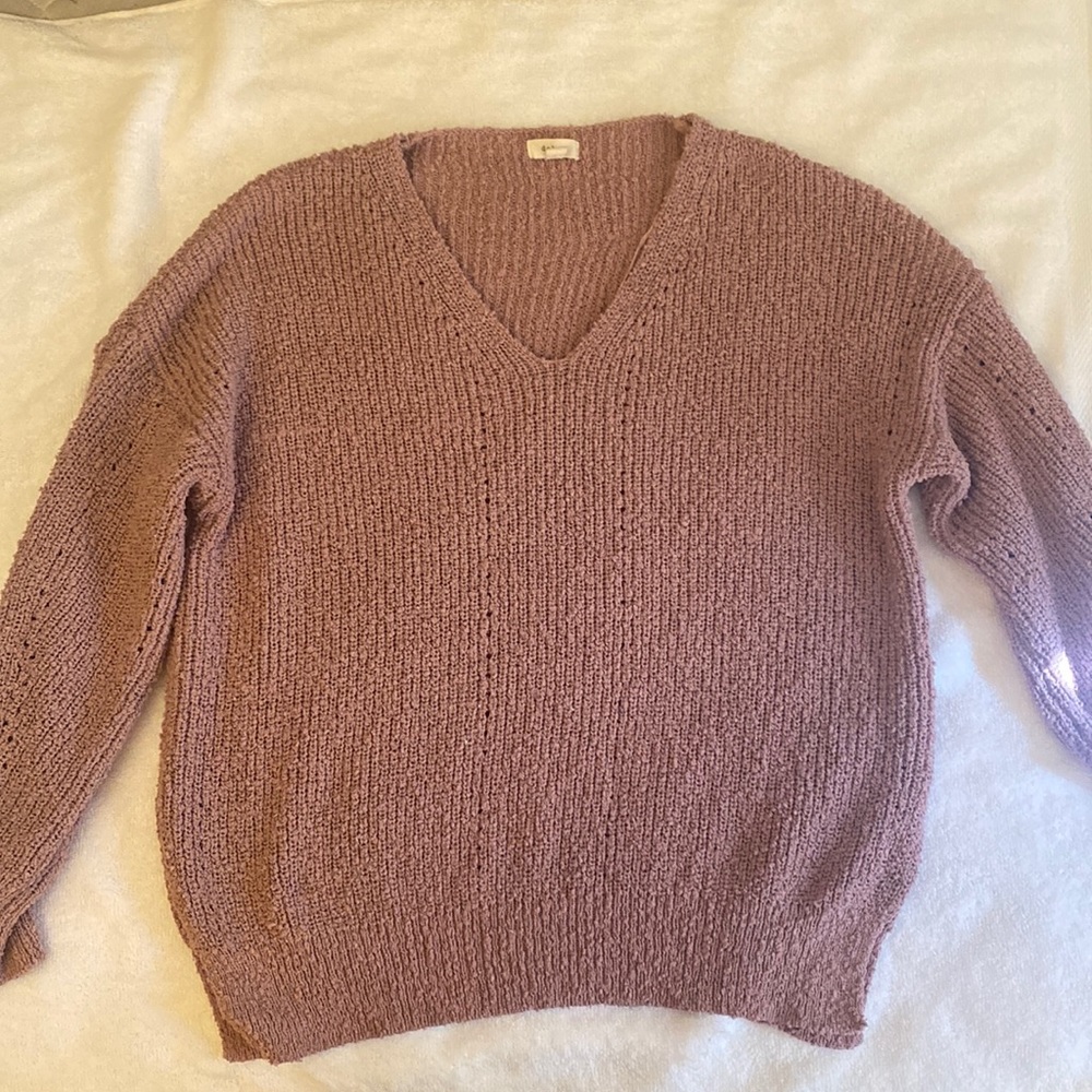 Soft pink sweater